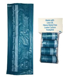 Eco-Friendly Pet Waste Bags, 100% Recyclable Bio-Hybrid Thermoplastic and Polyethylene Carbon Reduced from Renewable Thermoplastic Starch