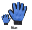Upgrade Version 259 Tips Pet Hair Remover Gloves Pet Grooming Brush Gloves ( Right hand ) - Blue