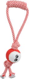 Pull Away' Rope and Tennis Ball (Color: Red)