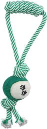 Pull Away' Rope and Tennis Ball (Color: Green)