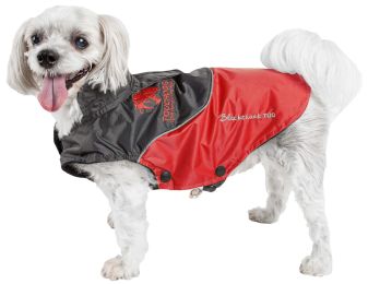 Subzero-Storm Waterproof 3M Reflective Dog Coat w/ Blackshark technology (Color: Red, Size: Large)