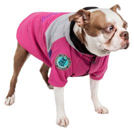 Mount Pinnacle Pet Ski Jacket (Color: Pink, Size: Large)