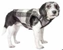 Black Boxer' Classical Plaided Insulated Dog Coat Jacket