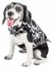 Luxe 'Paw Dropping' Designer Gray-Scale Tiger Pattern Mink Fur Dog Coat Jacket