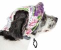 Botanic Bark' Floral Uv Protectant Adjustable Fashion Canopy Brimmed Dog Hat Cap