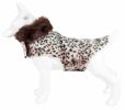 Luxe 'Furracious' Cheetah Patterned Mink Dog Coat Jacket