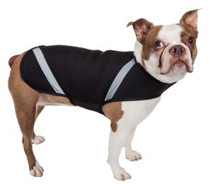 Extreme Neoprene Multi-Purpose Protective Shell Dog Coat (Color: Black, Size: Large)
