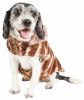 Luxe 'Tira-Poochoo' Tiramisu Patterned Mink Dog Coat Jacket