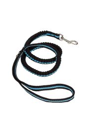 Retract-A-Wag Shock Absorption Stitched Durable Dog Leash (Color: Blue)