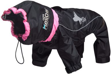 Weather-King Ultimate Windproof Full Bodied Pet Jacket (Color: Black, Size: Medium)