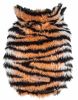 Luxe 'Tigerbone' Glamourous Tiger Patterned Mink Fur Dog Coat Jacket