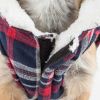 Puddler' Classical Plaided Insulated Dog Coat Jacket