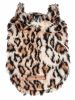 Luxe 'Lab-Pard' Dazzling Leopard Patterned Mink Fur Dog Coat Jacket