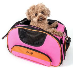 Airline Approved Sky-Max Modern Collapsible Pet Carrier (Color: Pink)