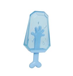 Ices Cooling 'Lick And Gnaw' Water Fillable And Freezable Rubberized Dog Chew And Teether Toy (Color: Blue)