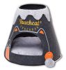 Molten Lava Designer Triangular Cat Pet Kitty Bed House With Toy
