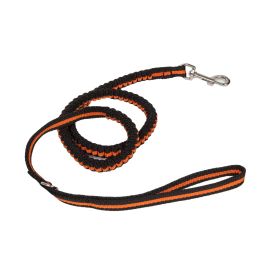 Retract-A-Wag Shock Absorption Stitched Durable Dog Leash (Color: Orange)