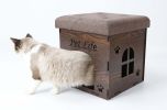 Foldaway Collapsible Designer Cat House Furniture Bench