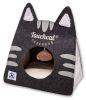 Kitty Ears' Travel On-The-Go Collapsible Folding Cat Pet Bed House With Toy