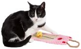Eco-Natural Sisal And Jute Hanging Carpet Kitty Cat Scratcher Lounge With Toy