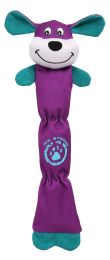 Extra Long Dura-Chew Reinforce Stitched Durable Water Resistant Plush Chew Tugging Dog Toy (Color: Purple)