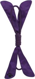 Extreme Bow' Squeek Dog Rope Toy (Color: Purple)