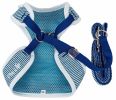 Luxe 'Spawling' 2-In-1 Mesh Reversed Adjustable Dog Harness-Leash W/ Fashion Bowtie