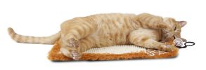 Scrape-Away' Eco-Natural Sisal And Jute Hanging Carpet Cat Scratcher With Toy