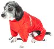Thunder-crackle Full-Body Waded-Plush Adjustable and 3M Reflective Dog Jacket