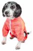 Active 'Downward Dog' Heathered Performance 4-Way Stretch Two-Toned Full Body Warm Up Hoodie
