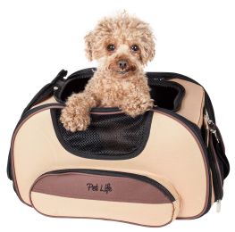 Airline Approved Sky-Max Modern Collapsible Pet Carrier (Color: Tan)