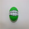 Pet Squeaky Ball Interactive Dog Chewing Toy with Funny Large Teeth Design for Aggressive Chewers Toy