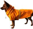 Waterproof Dog Raincoat Leisure Lightweight Dog Coat Jacket Reflective Rain Jacket with Hood for Small Medium Large Dogs