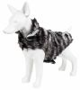 Luxe 'Chauffurry' Beautiful Designer Zebra Patterned Mink Fur Dog Coat Jacket