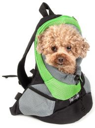 On-The-Go Supreme Travel Bark-Pack Backpack Pet Carrier (Color: Green)