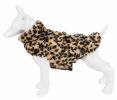 Luxe 'Poocheetah' Ravishing Designer Spotted Cheetah Patterned Mink Fur Dog Coat Jacket