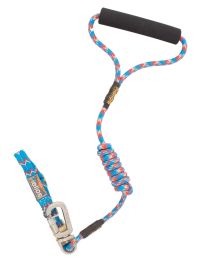 Dura-Tough Easy Tension 3M Reflective Pet Leash and Collar (Color: Blue, Size: Small)
