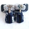 Pet Booties Set, 4 PCS Warm Winter Snow Stylish Shoes, Skid-Proof Anti Slip Sole Paw Protector with Zipper Star Design